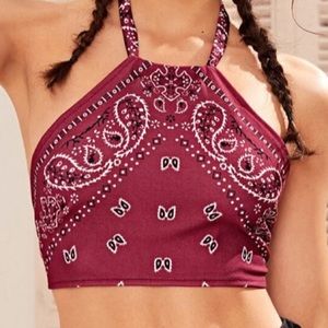 Bandana Crop Top